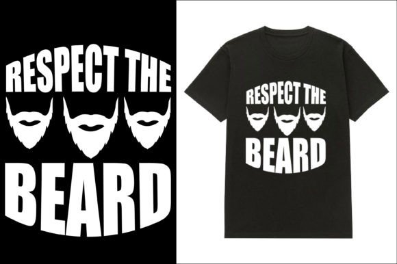 Beard T-shirt Design 03: Graphics and T-Shirt Designs