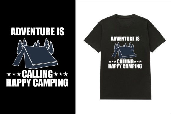 Camping T-shirt Design 09: Graphics for T-Shirt Designs