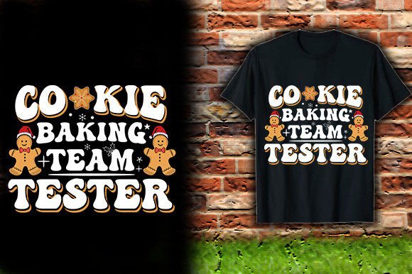 Cookie-Baking Team Tester T-Shirt Design