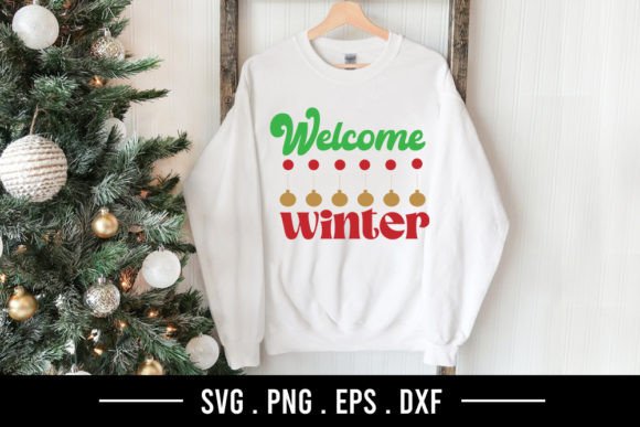 Welcome Winter Christmas Svg Graphics